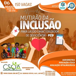 Banner mutirão da Inclusão 2017
