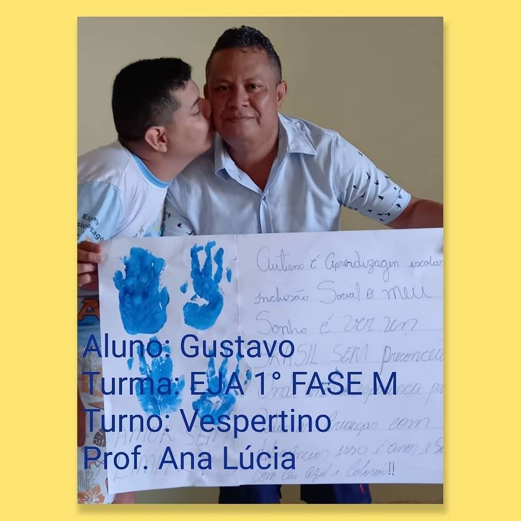 Semana Municipal de Conscientização do Autismo movimenta virtualmente alunos da escola André Vidal de Araújo 7 51144528586 0199ef695d b
