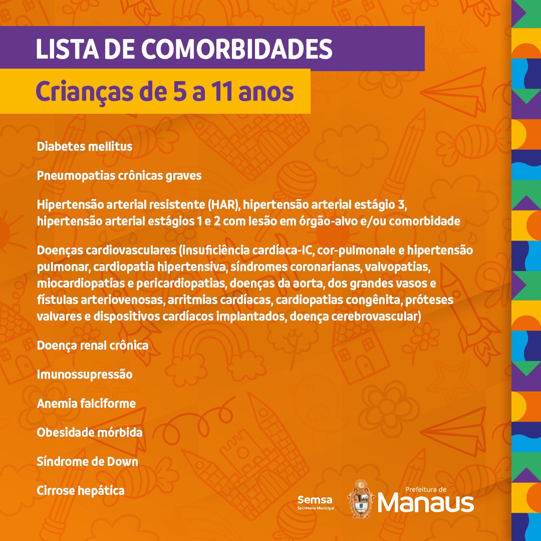 Crianças de 5 a 11 anos, com comorbidades e deficiências, começam a ser vacinadas contra a Covid-19 nesta segunda 5 Crianças de 5 a 11 anos, com comorbidades e deficiências, começam a ser vacinadas contra a Covid-19 nesta segunda